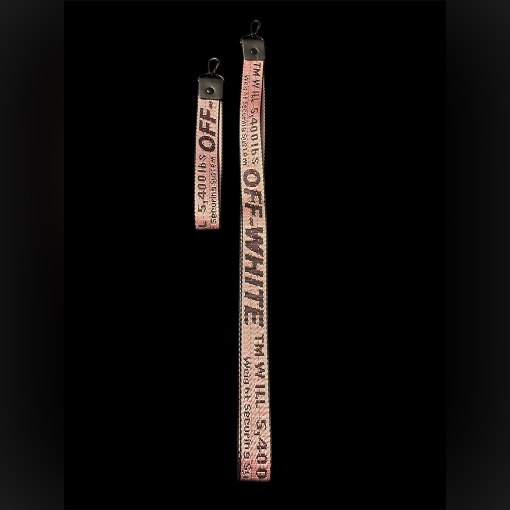Off White KeyChain Wrist Neck Strap Lanyard
